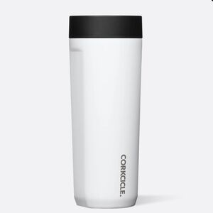 ‼️SAVE $15‼️Corkcicle White Commuter Cup Spill-Proof Insulated Travel Coffee Mug